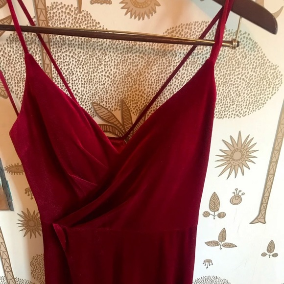 Etsy Made Velvet Bridesmaid Dress - Picture 3 of 7